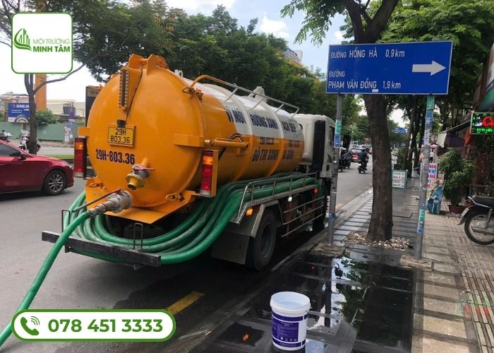 Hút hầm cầu tại Cao Lãnh Môi Trường Minh Tâm