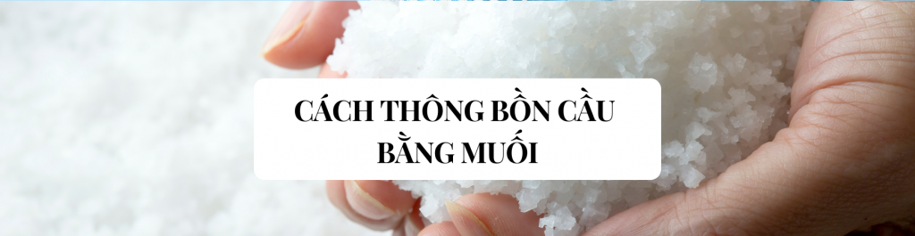 Hướng Dẫn 4 Cách Thông Bồn Cầu Bằng Muối Đơn Giản