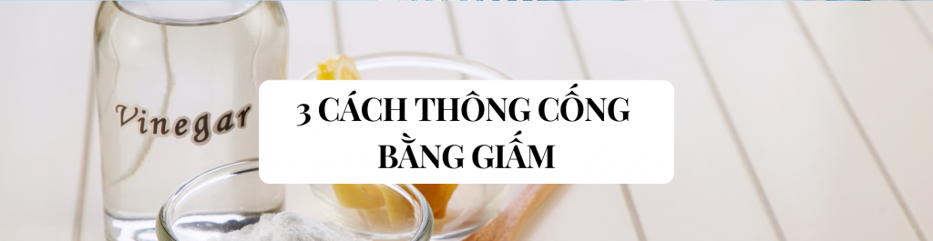 Hướng Dẫn 3 Cách Thông Cống Bằng Giấm Dễ Làm Tại Nhà