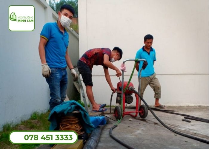 Thông cống nghẹt tại Bình Thuận Môi trường Minh Tâm