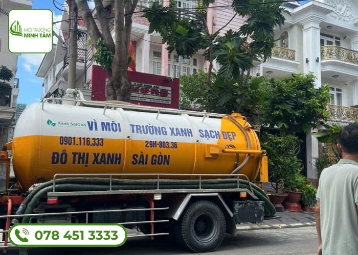Dịch vụ hút bể phốt tại Chương Mỹ Môi Trường Minh Tâm (3)