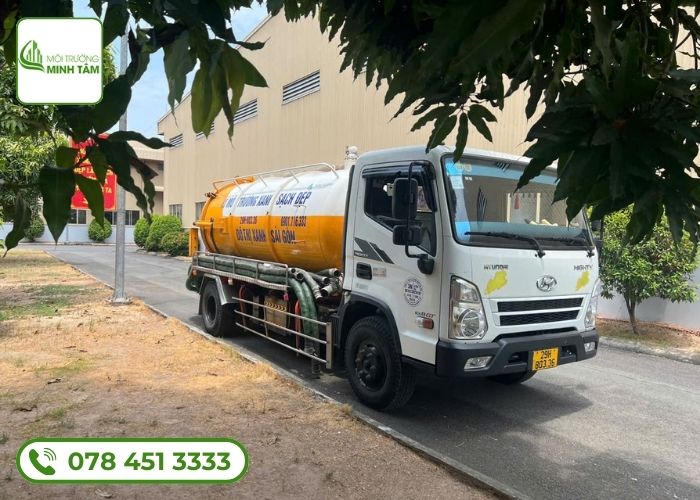 Dịch vụ hút bể phốt tại Chương Mỹ Môi Trường Minh Tâm (4)