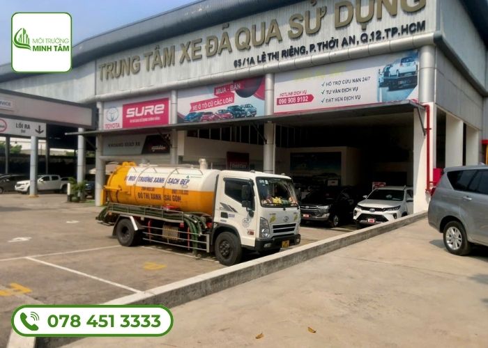 Dịch vụ hút bể phốt tại Chương Mỹ Môi Trường Minh Tâm (5)
