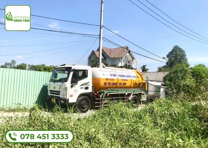 Dịch vụ hút bể phốt tại Chương Mỹ Môi Trường Minh Tâm (7)