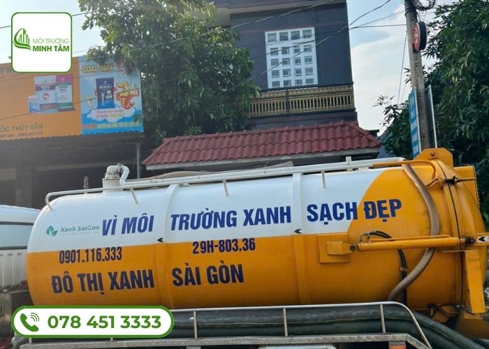 Hút bể phốt tại Hà Đông giá rẻ - Combo 3 trong 1 tiết kiệm 18 Dịch vụ hút bể phốt tại Hà Đông Môi Trường Minh Tâm (8)