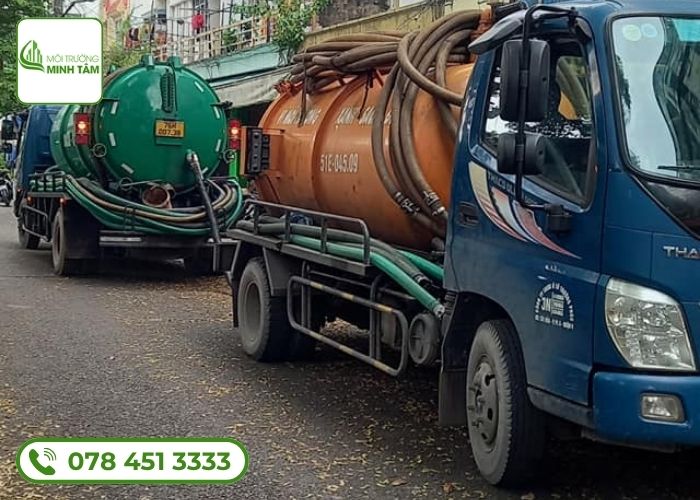 Hút Hầm Cầu Tại Quảng Nam, Thi Công Sạch 100% 24 Dịch vụ Hút Hầm cầu tại Quảng Nam - Môi Trường Minh Tâm