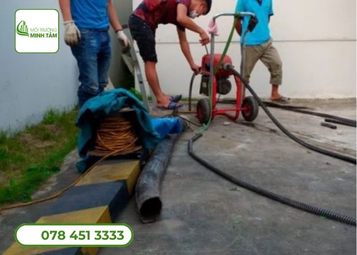 Thông cống nghẹt tại Trà Vinh Môi trường Minh Tâm