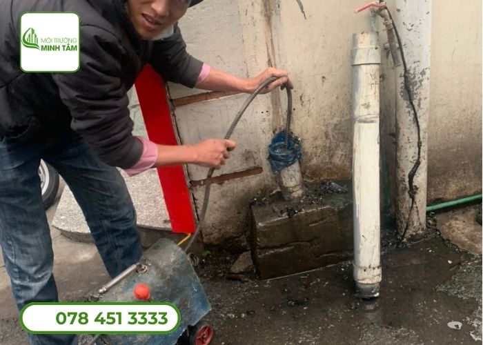 Thông cống nghẹt tại Trà Vinh Môi trường Minh Tâm