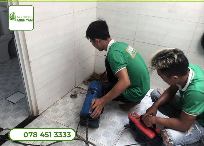 Thông cống nghẹt tại Trà Vinh Môi trường Minh Tâm