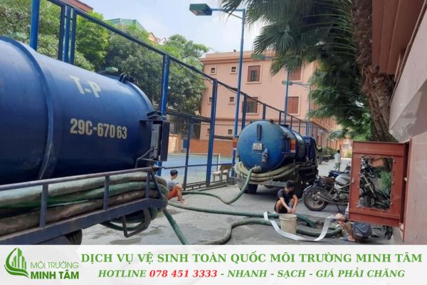 hút hầm cầu tại Bến Lức