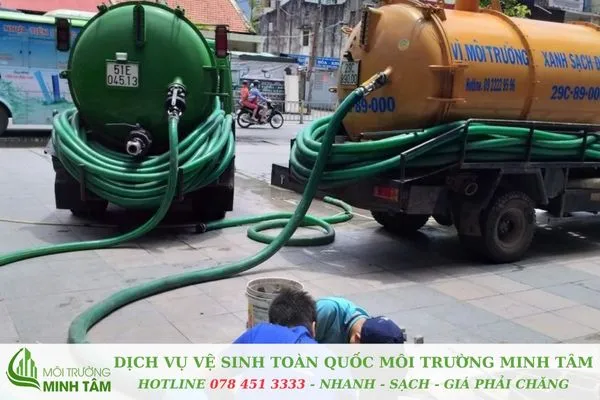Ưu đãi của Môi Trường Minh Tâm đặc biệt khi đặt lịch hút hầm cầu tại Mộc Hóa hôm nay