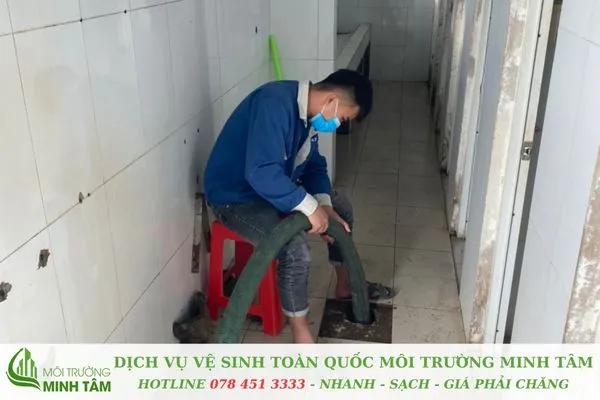 6 bước tại Môi Trường Minh Tâm về dịch vụ hút hầm cầu Tân Hưng uy tín, chuyên nghiệp