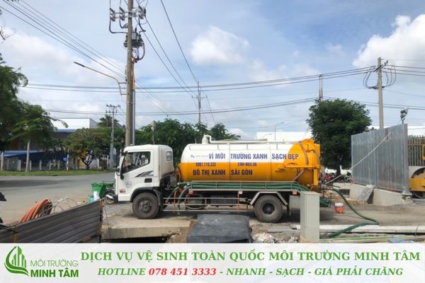 Cam kết dịch vụ từ Môi Trường Minh Tâm – Đơn vị hút hầm cầu Vĩnh Hưng uy tín, chuyên nghiệp