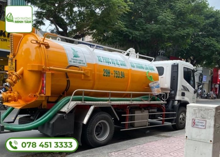 Dịch vụ Hút Hầm cầu tại Bạc Liêu - Môi Trường Minh Tâm
