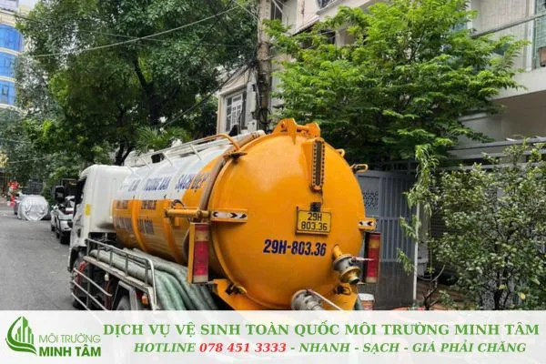 hút hầm cầu tại Bến Cầu