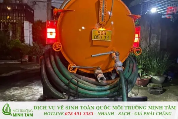 hút hầm cầu tại Châu Thành
