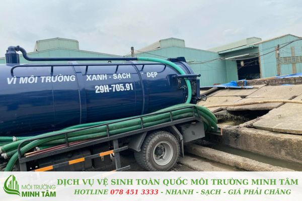 hút hầm cầu tại Bình Long