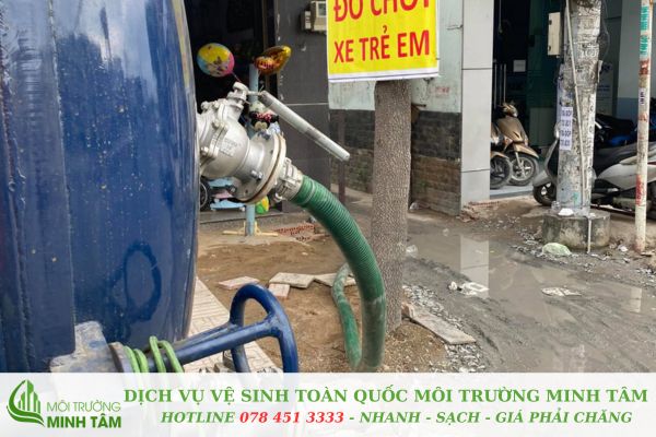 hút hầm cầu tại Cái Bè