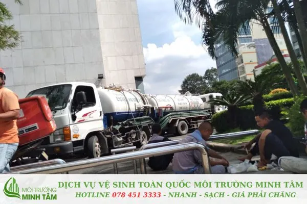 hút hầm cầu tại Cẩm Mỹ