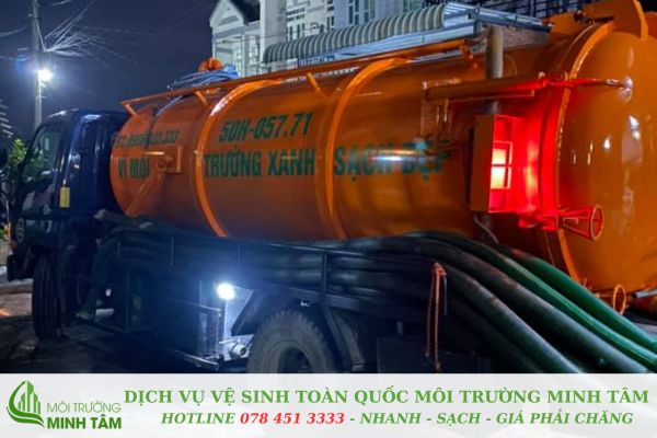 hút hầm cầu tại Cẩm Mỹ