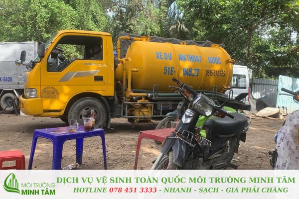 hút hầm cầu tại Cẩm Mỹ