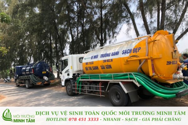 hút hầm cầu tại Châu Thành