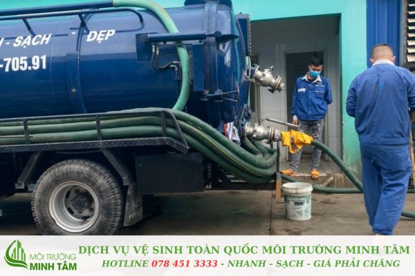 hút hầm cầu tại Châu Thành