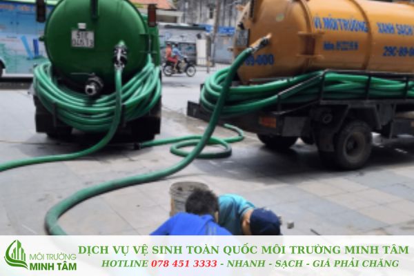 hút hầm cầu tại Châu Thành