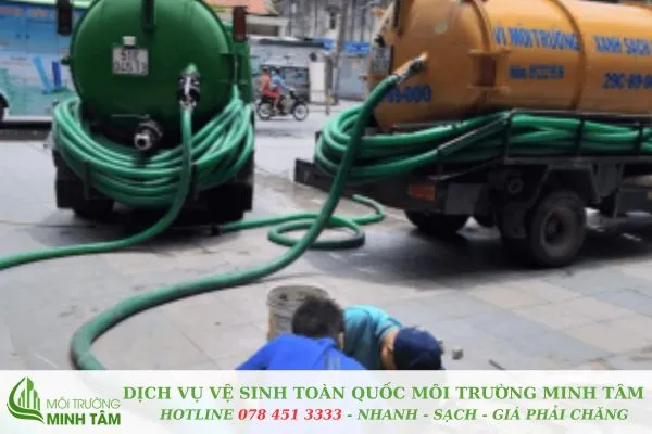 hút hầm cầu tại Châu Thành