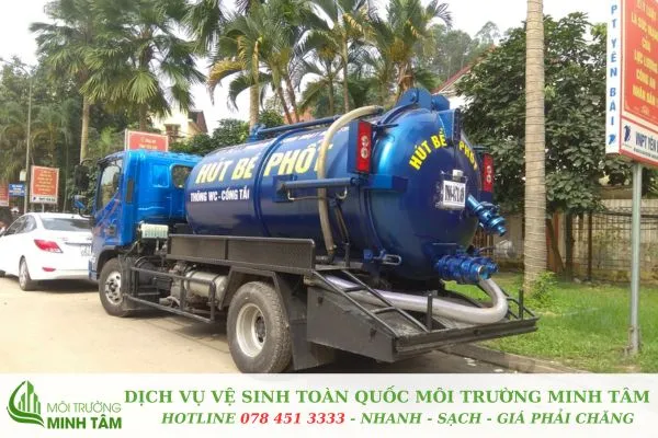 hút hầm cầu tại Chợ Gạo
