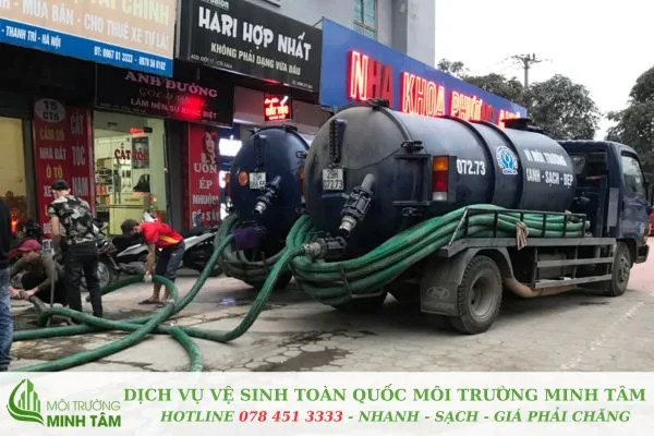 hút hầm cầu tại Chợ Gạo