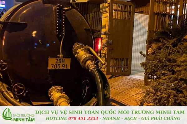 hút hầm cầu tại Chợ Gạo