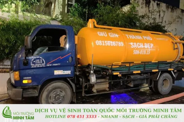 hút hầm cầu tại Định Quán