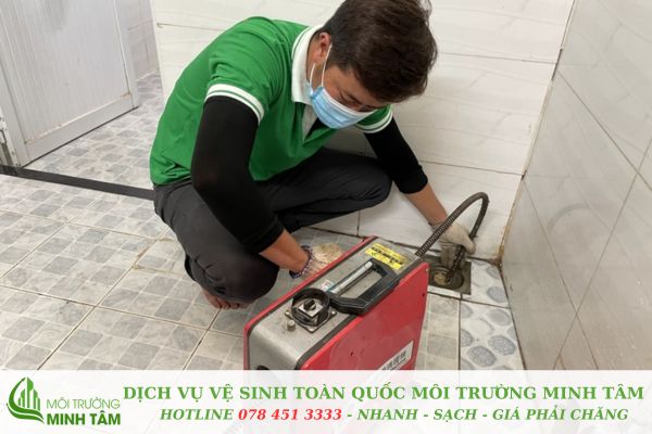 thông cống nghẹt tại Bến Cát