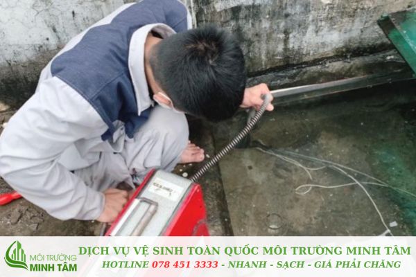 thông cống nghẹt tại Bến Cát