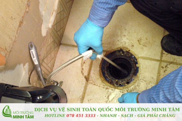 thông cống nghẹt tại Bến Cát