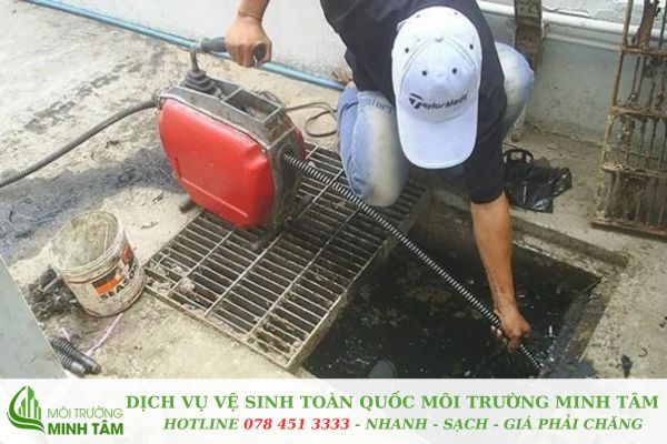 thông cống nghẹt tại Bến Cát
