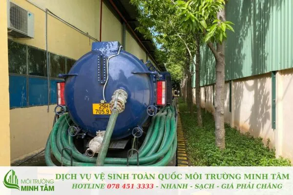 hút hầm cầu tại Đồng Phú