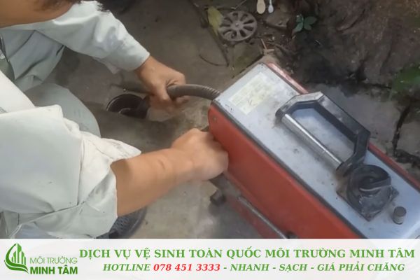 thông cống nghẹt tại Bến Cát