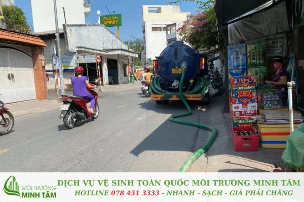 hút hầm cầu tại Đồng Phú