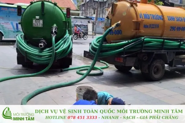 hút hầm cầu tại Đồng Phú
