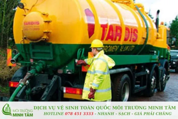 hút hầm cầu tại Đồng Phú