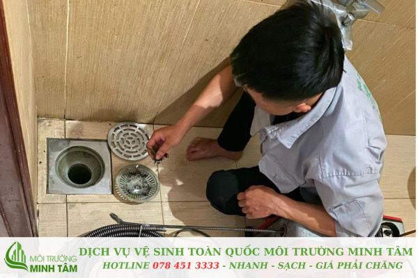thông cống nghẹt tại Bến Cát