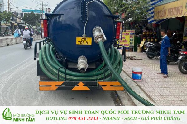 Hút hầm cầu tại Đồng Phú