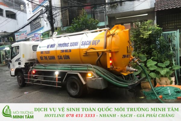 hút hầm cầu tại Đồng Xoài 