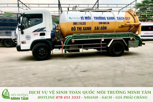 hút hầm cầu tại Đồng Xoài