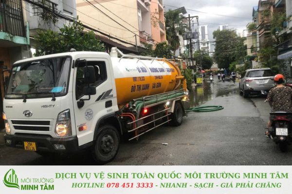 Hút hầm cầu tại Đồng Xoài