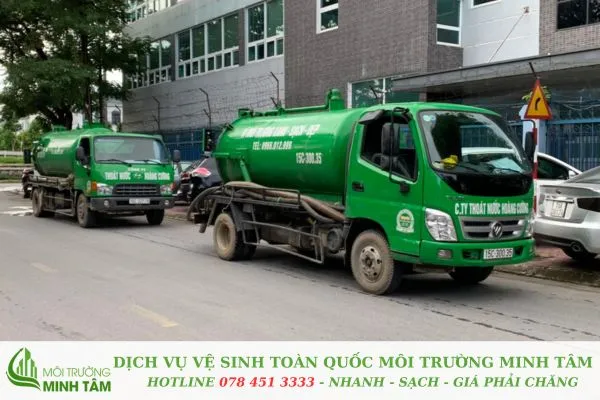 hút hầm cầu tại Gò Công Đông