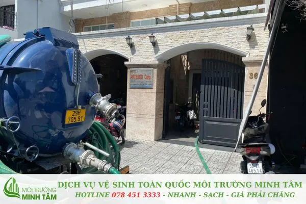 Hút hầm cầu tại Gò Công Đông