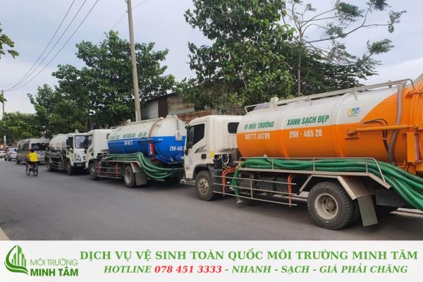 hút hầm cầu tại Gò Công Tây